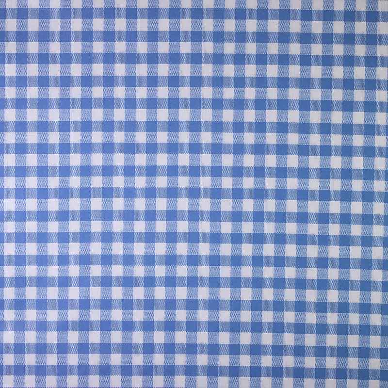 Toile cirée carreaux bleu 1,5 cm