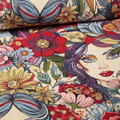 Gobelin Fille aux Fleurs Frida