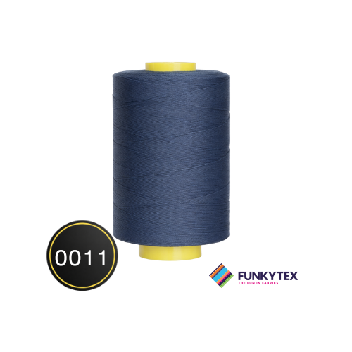 Fil à coudre Atelier 1000 mètres Funkytex Bleu Marine Jean
