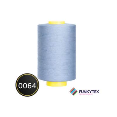 Fil à coudre Atelier 1000 mètres Funkytex Bleu Jean Clair