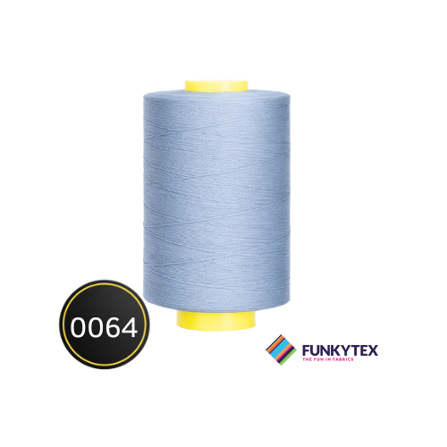 Fil à coudre Atelier 1000 mètres Funkytex Bleu Jean Clair