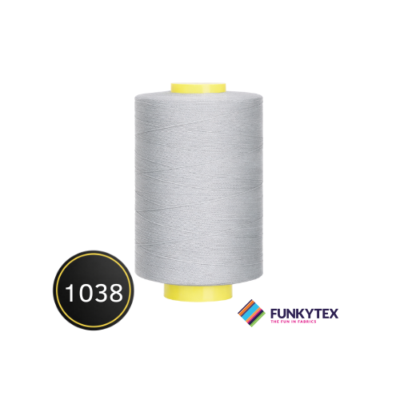 Fil à coudre Atelier 1000 mètres Funkytex Gris clair