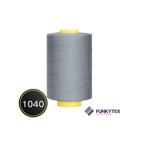 Fil à coudre Atelier 1000 mètres Funkytex Gris Acier