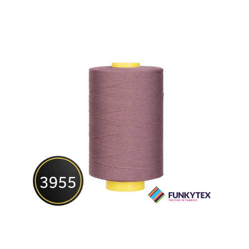 Fil à coudre Atelier 1000 mètres Funkytex Mauve Poudré