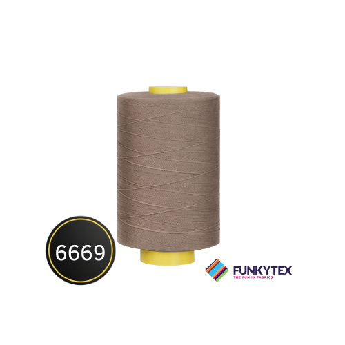Fil à coudre Atelier 1000 mètres Funkytex Taupe