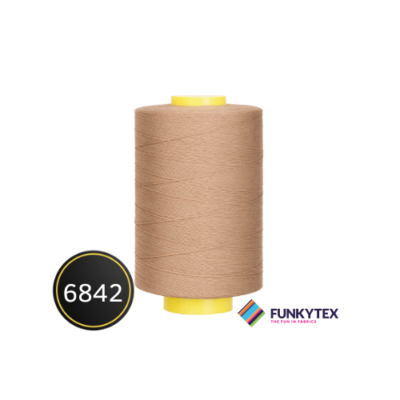 Fil à Coudre Atelier 1000 mètres Funkytex Camel