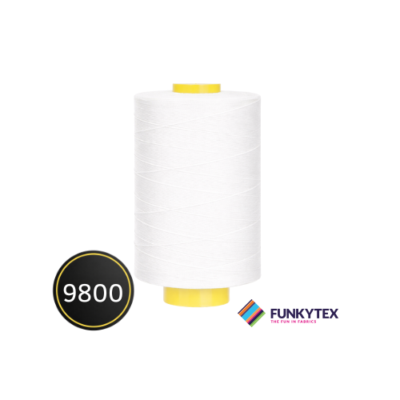 Atelier Fil à coudre 1000 mètres Funkytex Blanc