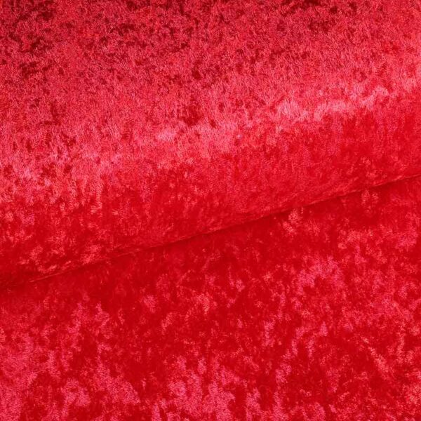 Velours de panne rouge
