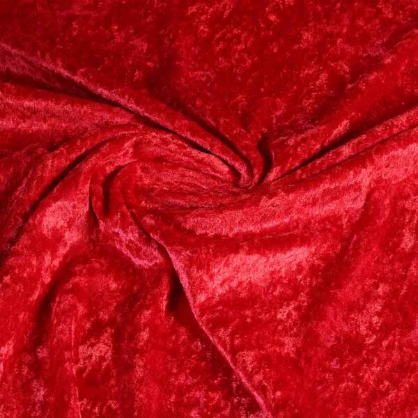 Velours de panne rouge