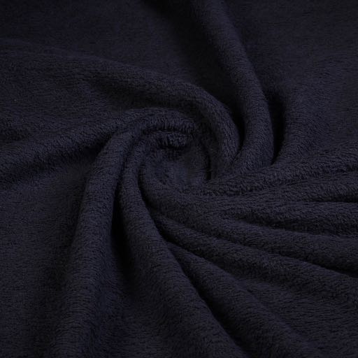 Tissu éponge Bleu marine foncé
