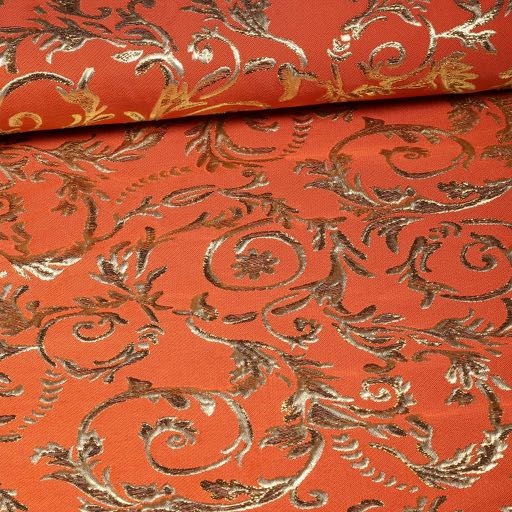 Jacquard baroque orange/or