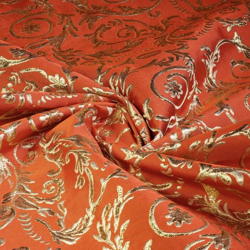 Jacquard baroque orange/or
