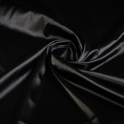 Silky Satin Stretch Noir