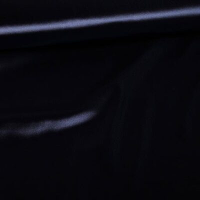 Silky Satin Stretch Bleu Marine Foncé