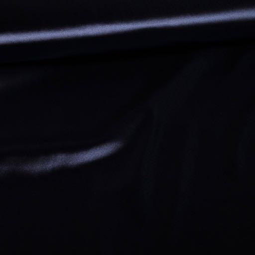 Silky Satin Stretch Bleu Marine Foncé