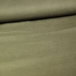 Linnen viscose Legergroen