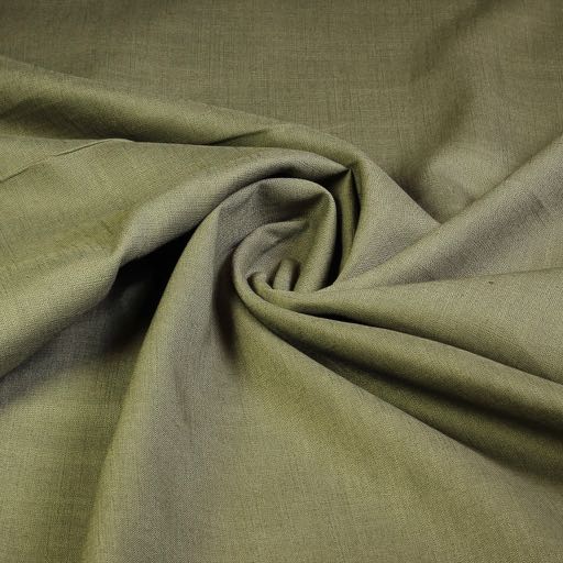 Linen Viscose Vert Kaki