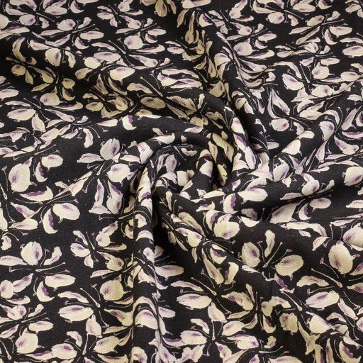 Viscose lin imprimé floral 4