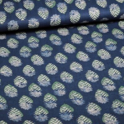 Voile Coton Batik Plumes