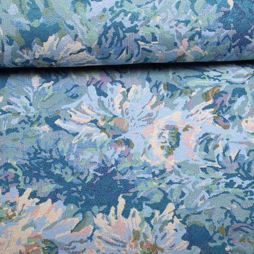 Tissu Gobelin fleurs vintage 3