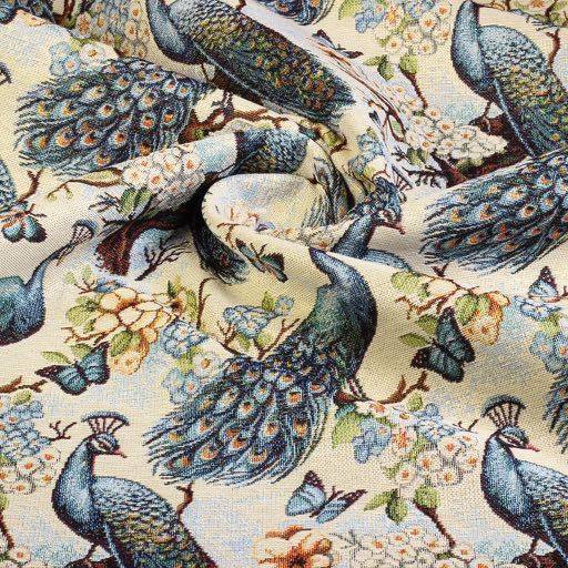 Tissu Gobelin Paons