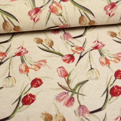 Tissu Gobelin Tulipes