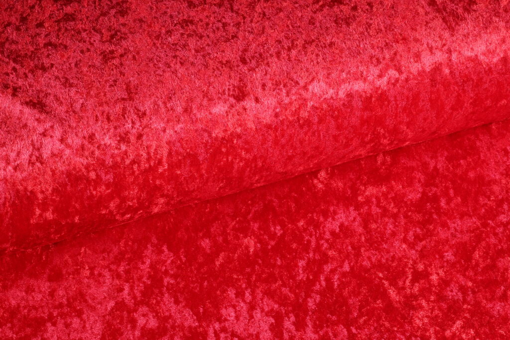 Velours de panne rouge 2