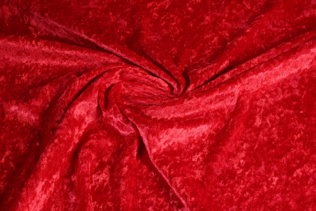 Velours de panne rouge 2