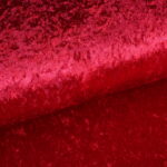 Velours de panne rood