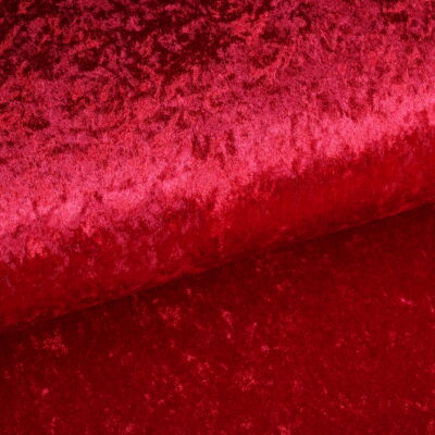 Velours de panne rouge