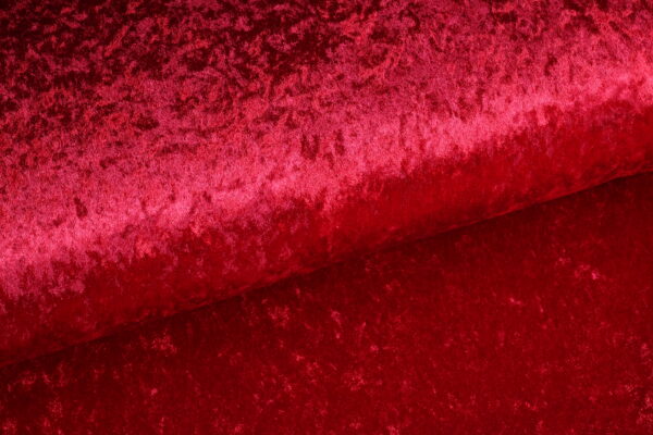 Velours de panne rouge