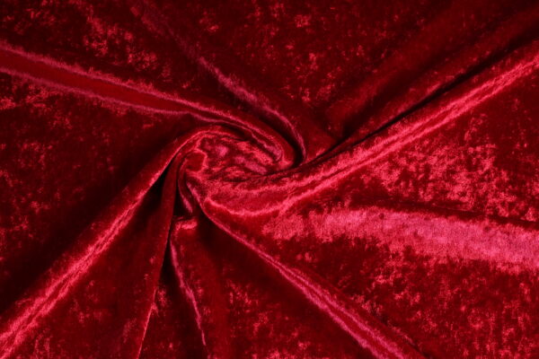 Velours de panne rouge
