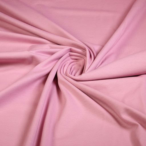 Tissu tricot vieux rose