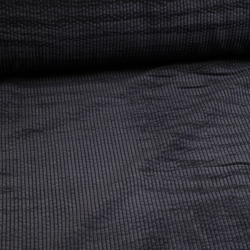 Tissu velours côtelé noir