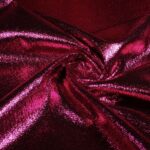 Tissu Métallisé Holographique Fuchsia pour Fête