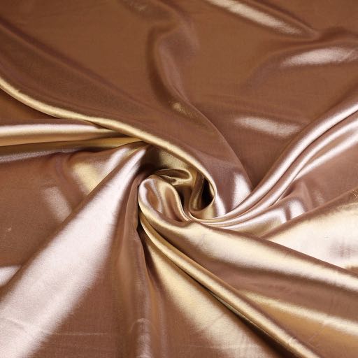 Silky Satin Stretch camel 2