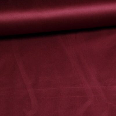 Tissu Suédine Stretch bordeaux