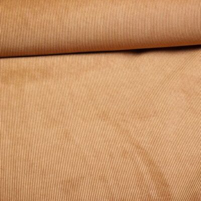Velours côtelé 11 raies stretch Cognac