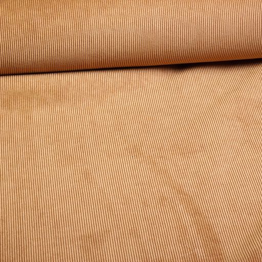 Velours côtelé 11 raies stretch Cognac