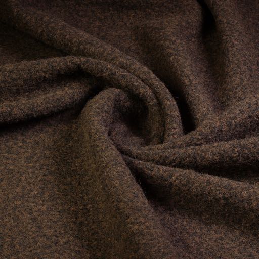 Bouclé mohair Mélange Marron
