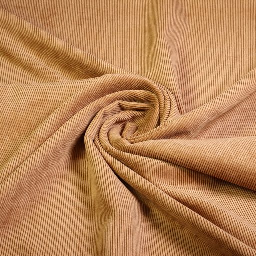 Velours côtelé 11 raies stretch Cognac
