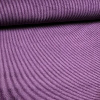 Velours côtelé stretch 11 raies Mauve