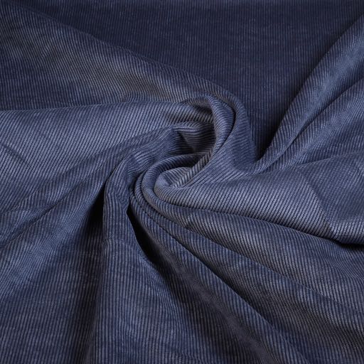 Velours Côtelé 11 Wales Stretch Bleu Jean Foncé