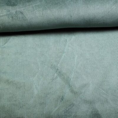 Velours côtelé stretch 11 raies Vert foncé
