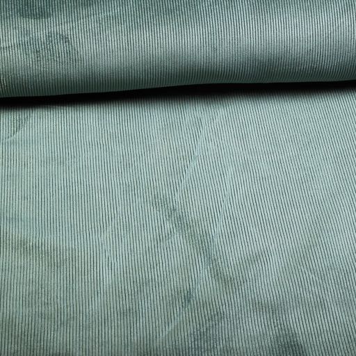 Velours côtelé stretch 11 raies Vert foncé