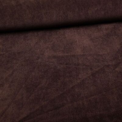 Velours côtelé stretch 29 raies brun foncé