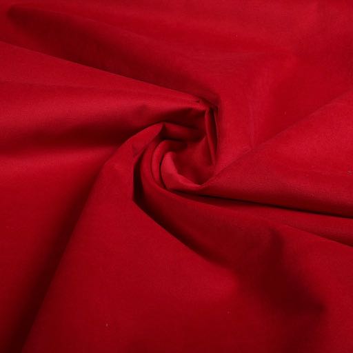 Velours / Velvet tissu d'ameublement Rouge