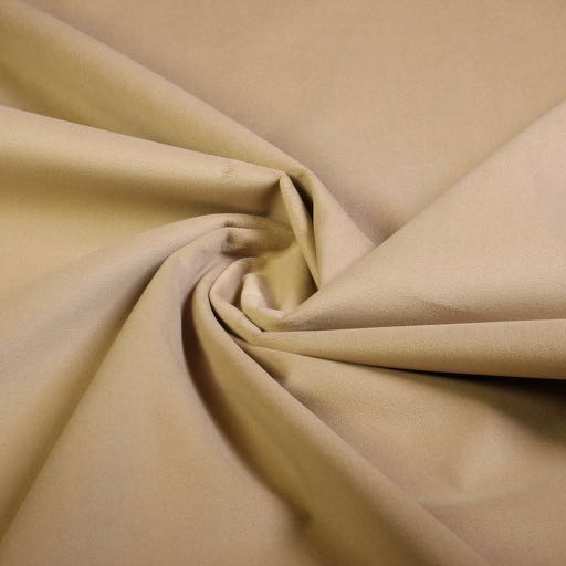 Velours / Velvet tissu d'ameublement Écru