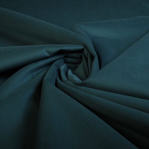 Velours / Velvet tissu d'ameublement Pétrole