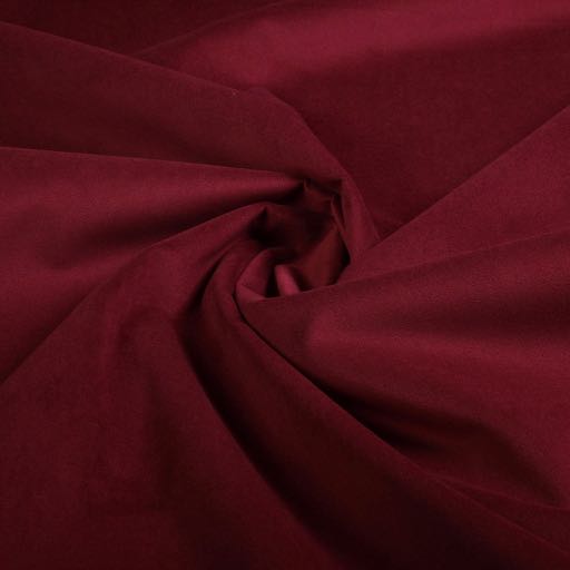 Velours / Velvet tissu d'ameublement Bordeaux